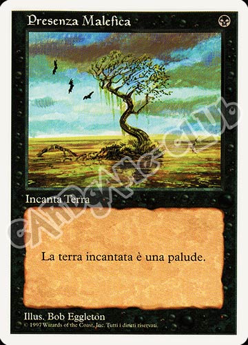 Presenza Malefica non comune (IT) -NEAR MINT-