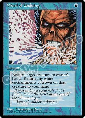 Word of Undoing comune (EN) -NEAR MINT-