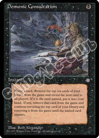Demonic Consultation non comune (EN) -NEAR MINT-
