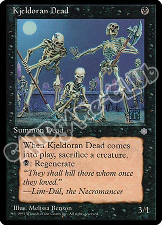 Kjeldoran Dead comune (EN) -NEAR MINT-