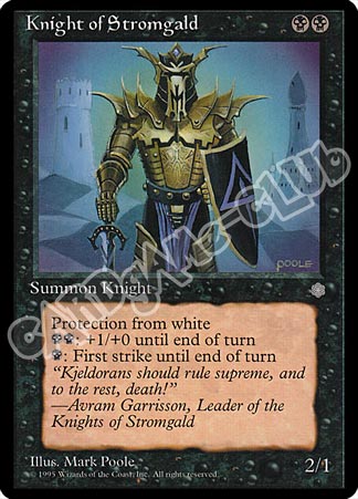 Knight of Stromgald non comune (EN) -NEAR MINT-