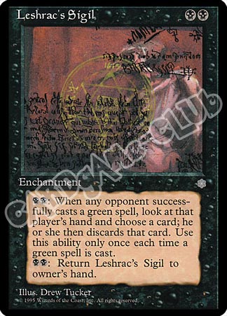 Leshrac's Sigil non comune (EN) -NEAR MINT-