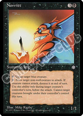 Norritt comune (EN) -NEAR MINT-