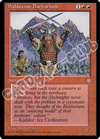 Balduvian Barbarians comune (EN) -NEAR MINT-