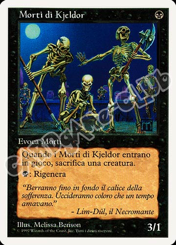 Morti di Kjeldor comune (IT) -NEAR MINT-