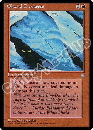 Glacial Crevasses rara (EN) -NEAR MINT-