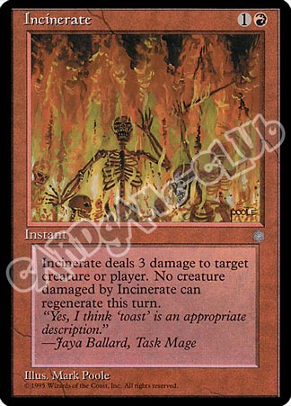 Incinerate comune (EN) -NEAR MINT-