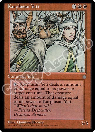 Karplusan Yeti rara (EN) -NEAR MINT-