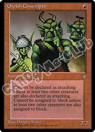 Orcish Conscripts comune (EN) -NEAR MINT-