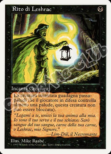 Rito di Leshrac non comune (IT) -NEAR MINT-