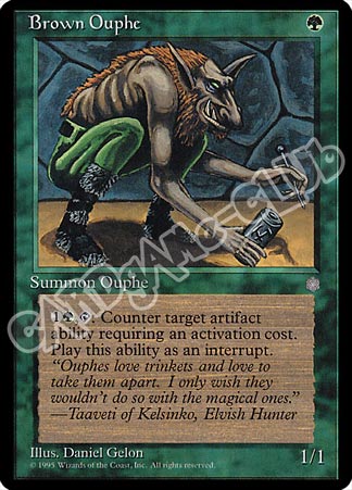Brown Ouphe comune (EN) -NEAR MINT-
