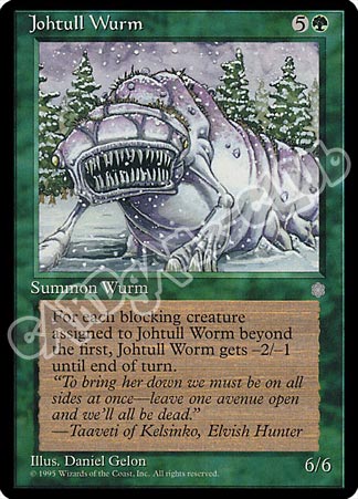 Johtull Wurm non comune (EN) -NEAR MINT-