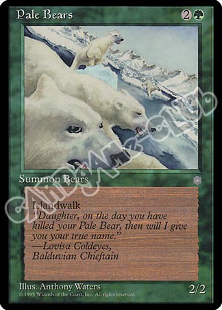 Pale Bears rara (EN) -NEAR MINT-