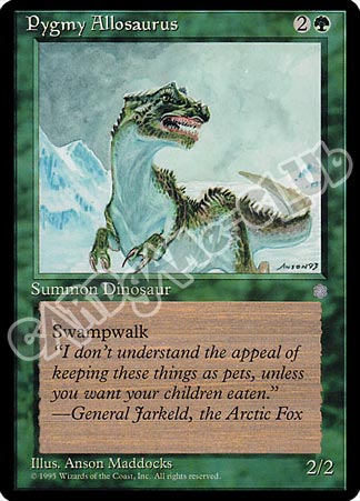 Pygmy Allosaurus rara (EN) -NEAR MINT-
