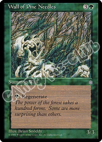 Wall of Pine Needles non comune (EN) -NEAR MINT-