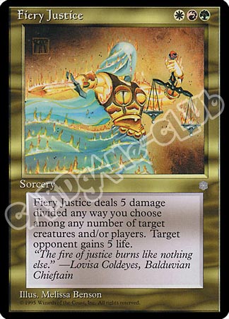 Fiery Justice rara (EN) -NEAR MINT-