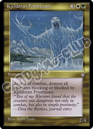Kjeldoran Frostbeast non comune (EN) -NEAR MINT-