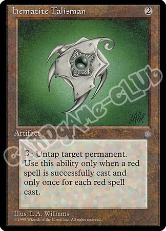 Hematite Talisman non comune (EN) -NEAR MINT-
