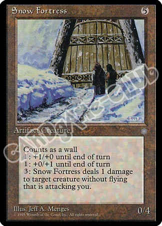 Snow Fortress rara (EN) -NEAR MINT-
