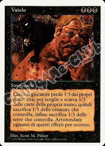 Vaiolo rara (IT) -NEAR MINT-