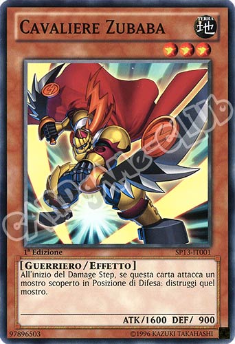 SP13-IT001 Cavaliere Zubaba comune 1a edizione (IT) -NEAR MINT-
