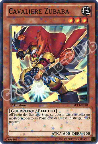 SP13-IT001 Cavaliere Zubaba comune starfoil 1a edizione (IT) -NEAR MINT-