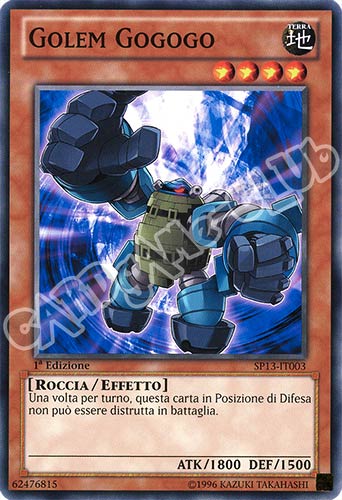 SP13-IT003 Golem Gogogo comune 1a edizione (IT) -NEAR MINT-