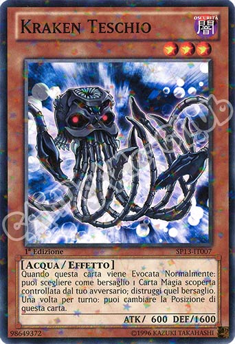 SP13-IT007 Kraken Teschio comune starfoil 1a edizione (IT) -NEAR MINT-