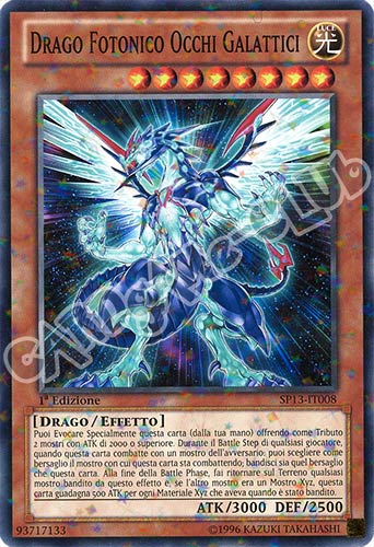 SP13-IT008 Drago Fotonico Occhi Galattici comune starfoil 1a edizione (IT) -NEAR MINT-