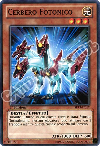 SP13-IT012 Cerbero Fotonico comune 1a edizione (IT) -NEAR MINT-