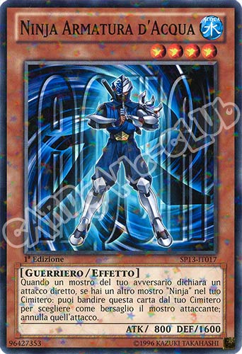 SP13-IT017 Ninja Armatura d'Acqua comune starfoil 1a edizione (IT) -NEAR MINT-