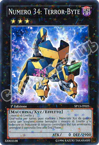 SP13-IT025 Numero 34: Terror-Byte comune starfoil 1a edizione (IT) -NEAR MINT-
