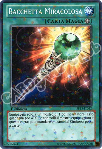 SP13-IT032 Bacchetta Miracolosa comune starfoil 1a edizione (IT) -NEAR MINT-