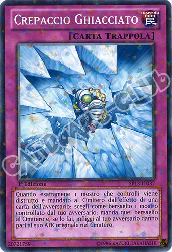 SP13-IT037 Crepaccio Ghiacciato comune starfoil 1a edizione (IT) -NEAR MINT-