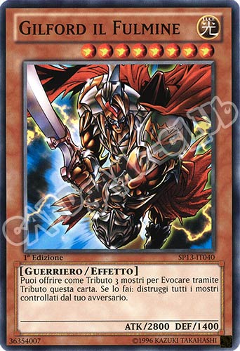 SP13-IT040 Gilford il Fulmine comune 1a edizione (IT) -NEAR MINT-