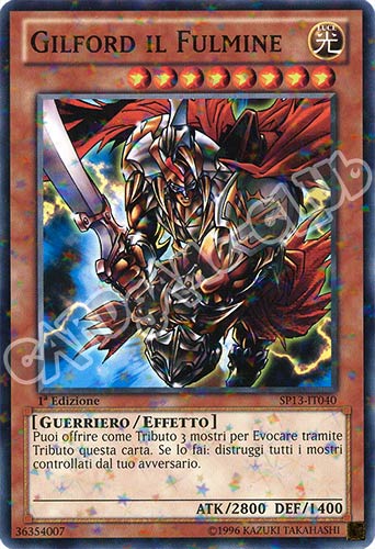 SP13-IT040 Gilford il Fulmine comune starfoil 1a edizione (IT) -NEAR MINT-