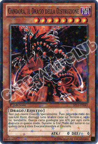 SP13-IT041 Gandora, il Drago della Distruzione comune starfoil 1a edizione (IT) -NEAR MINT-