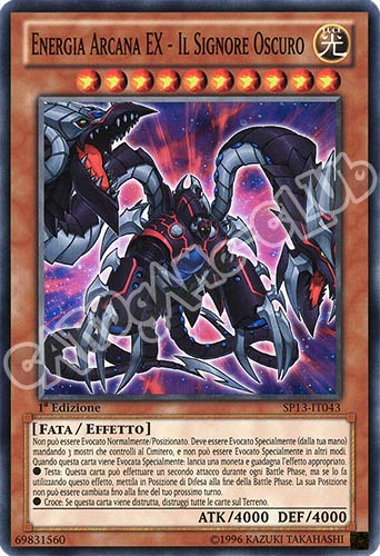 SP13-IT043 Energia Arcana EX-Il Signore Oscuro comune 1a edizione (IT) -NEAR MINT-