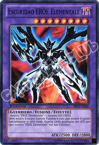 SP13-IT046 Escuridao Eroe Elementale comune 1a edizione (IT) -NEAR MINT-
