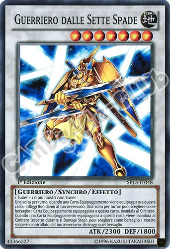 SP13-IT048 Guerriero dalle Sette Spade comune 1a edizione (IT) -NEAR MINT-