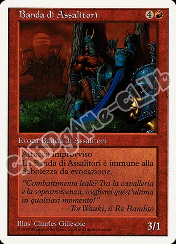 Banda di Assalitori comune (IT) -NEAR MINT-