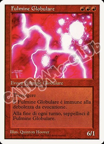 Fulmine Globulare rara (IT) -NEAR MINT-