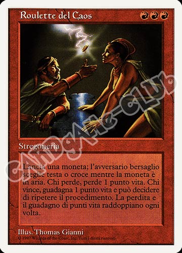 Roulette del Caos rara (IT) -NEAR MINT-