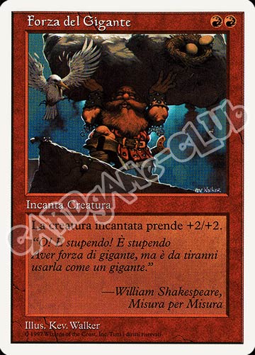 Forza del Gigante comune (IT) -NEAR MINT-