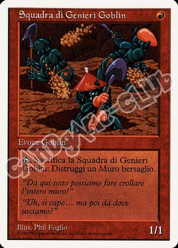 Squadra di Genieri Goblin comune (IT) -NEAR MINT-