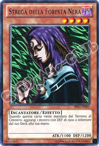 BP01-IT001 Strega della Foresta Nera rara Unlimited (IT)  -GOOD-