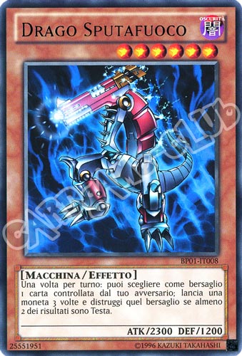 BP01-IT008 Drago Sputafuoco rara Unlimited (IT) -NEAR MINT-