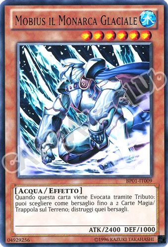 BP01-IT009 Mobius il Monarca Glaciale rara Unlimited (IT) -NEAR MINT-