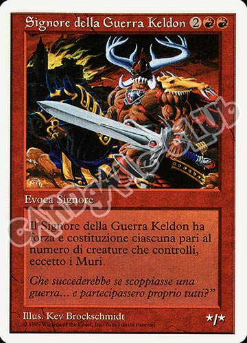 Signore della Guerra Keldon non comune (IT) -NEAR MINT-