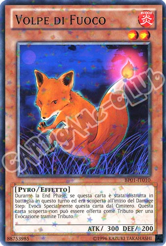 BP01-IT010 Volpe di Fuoco rara starfoil Unlimited (IT) -NEAR MINT-